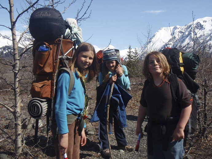 Youth, ages 10-13, learn basic wilderness skills and more on HoWL's backpacking trips through Kachemak Bay State Park